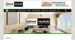 Desktop Screenshot of naturalneutrals.com